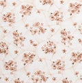Floral Pattern, Flower Background on Cloth