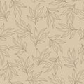 Floral pattern. Hand-made seamless pattern for textiles, fabrics, covers, wallpapers, prints