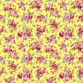 seamless floral pattern, perfect for fashion, papers and decoration