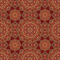 Floral pattern with pomegranates. Royalty Free Stock Photo