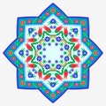 Floral pattern in turkish style