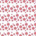 Floral pattern vector seamless with flowers gentle spring flora wallpaper textile design nature blossom wrapping