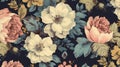 Floral Pattern In Vintage Persian Style