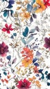Floral print background Royalty Free Stock Photo