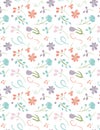 Floral Repeating Seamless Pattern - Pretty Flower Background