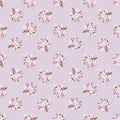 Floral retro seamless pattern.