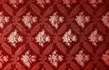 Floral retro wallpaper Royalty Free Stock Photo