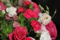 Floral rose and carnation bouquet 1510