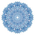 Floral round pattern. Mandala. Vintage decorative elements. Royalty Free Stock Photo