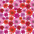 Floral seamless background. Abstract Bloom Seamless Texture