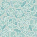 Floral seamless background with flower cal