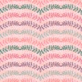 Floral seamless background. Pattern for textile print design. Floral seamless pattern in pink color Royalty Free Stock Photo