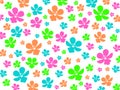 Floral seamless pattern with colorful flowers. Retro floral background surface design Royalty Free Stock Photo