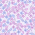 Floral seamless pattern. Cute vector background