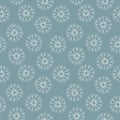 Floral seamless pattern with dandelion blow ball seeds. Good for textiles.