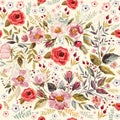 Floral seamless pattern Royalty Free Stock Photo