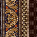 Floral seamless pattern. Ethnic border ornament. Egyptian, Greek, Roman style