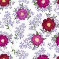 Floral seamless pattern. Flower background. Floral seamless text Royalty Free Stock Photo