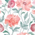 Floral seamless pattern Flower background. Floral tile ornament Royalty Free Stock Photo