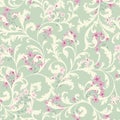 Floral seamless pattern. Flower background. Flourish garden tex Royalty Free Stock Photo