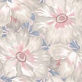 Floral seamless pattern. Flower background. Flourish tiled wallpaper with flowers Royalty Free Stock Photo