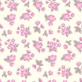 Floral seamless pattern. Flower background. Flower ornament Royalty Free Stock Photo