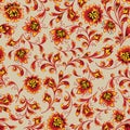 Floral seamless pattern. Flower background. Ornamental russian ethnic style Royalty Free Stock Photo
