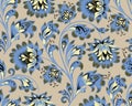 Floral seamless pattern. Flower ornamental festive background Royalty Free Stock Photo