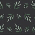 delicate pattern in the form of branches and leaves. wallpaper or background Royalty Free Stock Photo