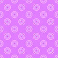 Floral pattern on the light purple background