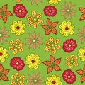 Floral seamless pattern.