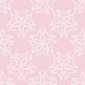 Floral seamless pattern. Pale pink abstract background