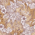 Floral seamless pattern Royalty Free Stock Photo