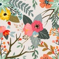 Floral seamless pattern