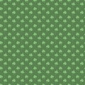 Floral seamless pattern. Saint Patricks day background with shamrock Royalty Free Stock Photo