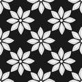 Floral seamless pattern. Simple texture with repeating flowers.