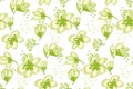 Floral seamless pattern for surface design Royalty Free Stock Photo