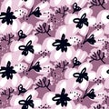 Floral seamless pattern for surface design Royalty Free Stock Photo