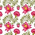 Ukrainian floral pattern