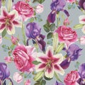 Floral seamless pattern Royalty Free Stock Photo