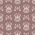 Floral seamless patterns. Colored background Royalty Free Stock Photo