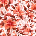 Floral Seamless patterns design with different colors and shapes Royalty Free Stock Photo