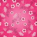 Floral seamless spring pattern Royalty Free Stock Photo