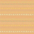 Floral Seamless Strip Pattern