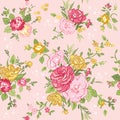 Floral Shabby Chic Background