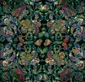 Floral shabby oriental pattern motley