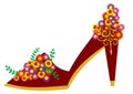 Floral shoe