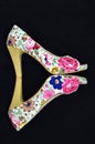 Floral shoes