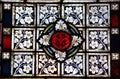 Floral stained glass