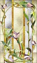 Floral Stained-glass Pattern